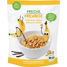Freche Freunde Frühstücks- Zahlen Banane & Vanille 125g (6er Pack)