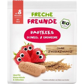 Freche Freunde Babykeks Dinkel & Erdbeere 100g (6er Pack)