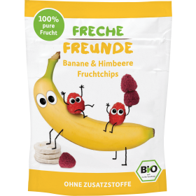 Freche Freunde Fruchtchips Banane & Himbeere Beutel 16g (6er Pack)