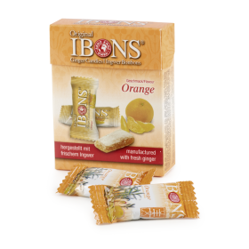Piniol Ingwer Bonbon Orange Box 60 g