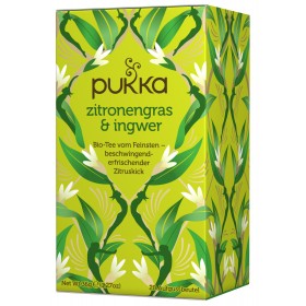 Pukka Zitronengras und Ingwer Tee Bio 20 Btl
