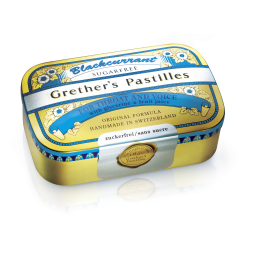 Grethers Blackcurrant Past ohne Zucker Dose 110 g