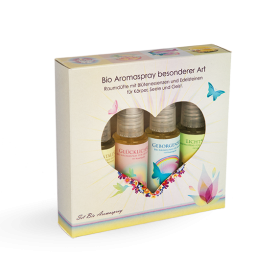 Geschenkset Bio Aromaspray mit Edelsteinen 5 x 20 ml