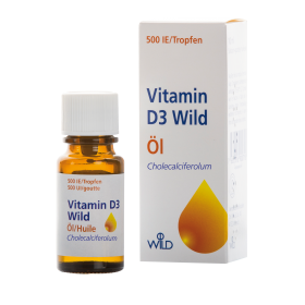 Vitamin D3 Wild Öl 500 IE/Tropfen 10 ml