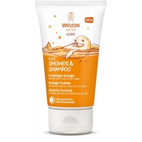 Weleda Kids 2in1 Shower & Shampoo Fruchtige Orange 150 ml